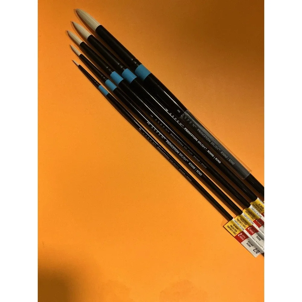 Princeton Aspen Oil Paint Brushes Sets Assorted Sizes Round